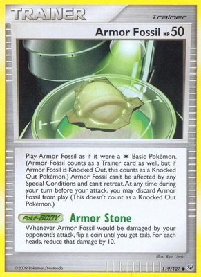 Armor Fossil, Platinum