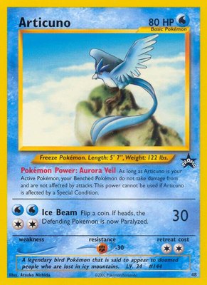 Articuno (48), WoTC Promo