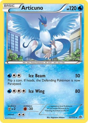 Articuno, Legendary Treasures