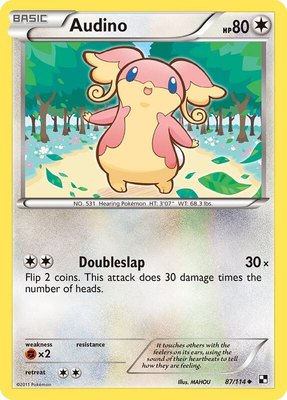 Audino, Black and White