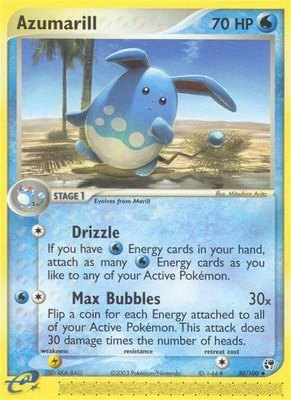 Azumarill, EX Sandstorm