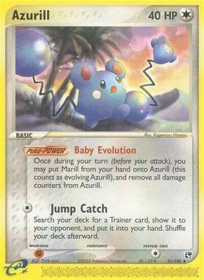 Azurill, EX Sandstorm