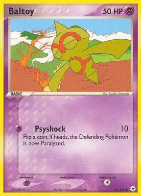 Baltoy, EX Hidden Legends