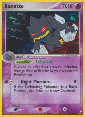 Banette, EX Crystal Guardians