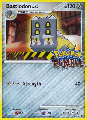 Bastiodon, Rumble