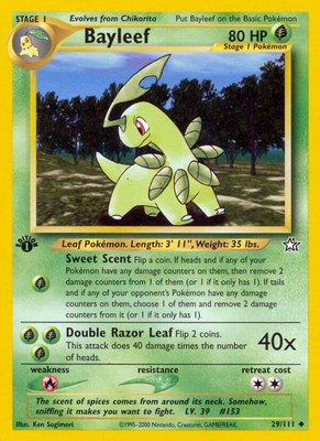 Bayleef (29), Neo Genesis