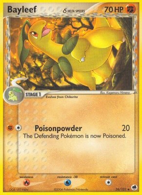 Bayleef (Delta Species), EX Dragon Frontiers