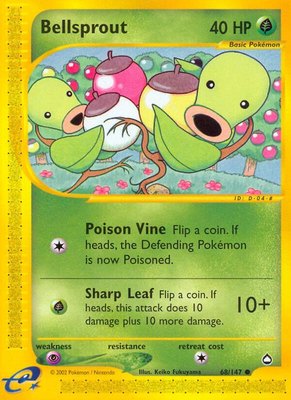 Bellsprout (68), Aquapolis