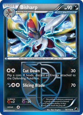Bisharp (Team Plasma) (74), Plasma Freeze