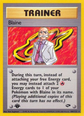 Blaine (100), Gym Challenge