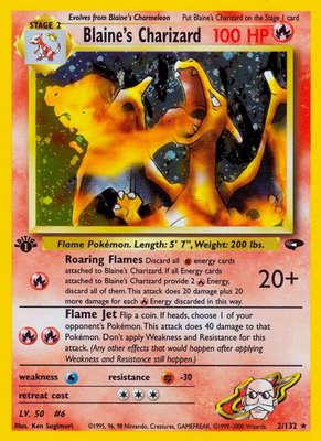 Blaine's Charizard, Gym Challenge