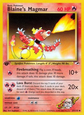 Blaine's Magmar, Gym Heroes