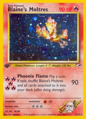 Blaine's Moltres, Gym Heroes
