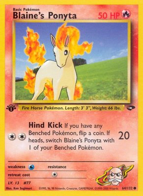 Blaine's Ponyta, Gym Challenge