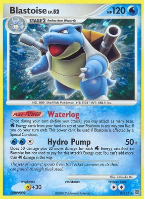 Blastoise, Secret Wonders