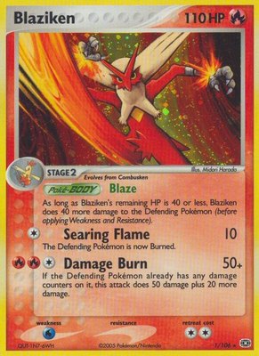 Blaziken, EX Emerald