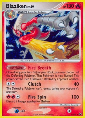 Blaziken, Platinum