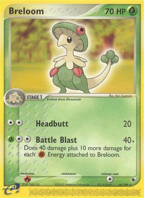 Breloom, EX Ruby and Sapphire