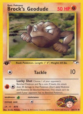 Brock's Geodude (38), Gym Heroes