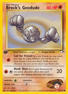 Brock's Geodude (66), Gym Heroes