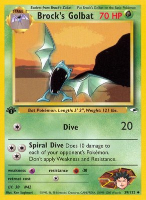 Brock's Golbat, Gym Heroes