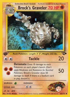 Brock's Graveler, Gym Challenge