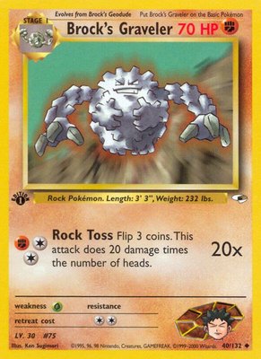 Brock's Graveler, Gym Heroes