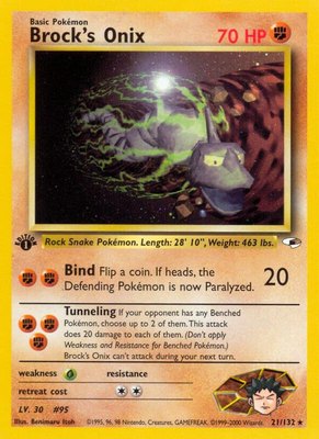 Brock's Onix (21), Gym Heroes