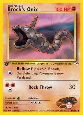 Brock's Onix (69), Gym Heroes