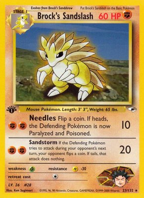 Brock's Sandslash, Gym Heroes