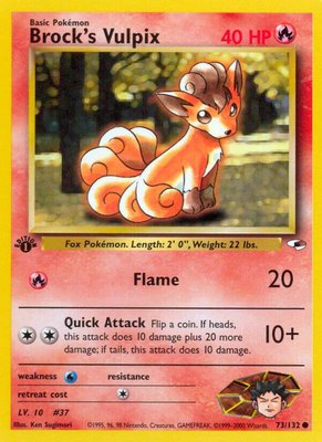 Brock's Vulpix, Gym Heroes