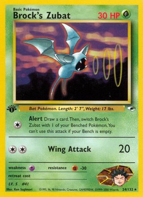 Brock's Zubat (24), Gym Heroes