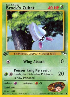 Brock's Zubat (74), Gym Heroes