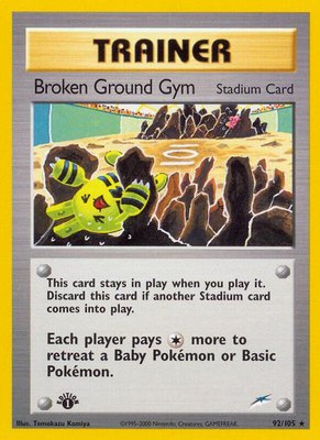 Broken Ground Gym, Neo Destiny