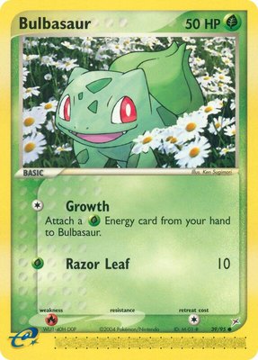 Bulbasaur, EX Team Magma vs Team Aqua