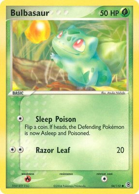 Bulbasaur, EX FireRed & LeafGreen