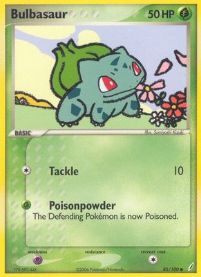 Bulbasaur, EX Crystal Guardians
