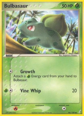 Bulbasaur, EX Crystal Guardians