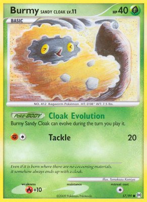 Burmy Sandy Cloak, Arceus
