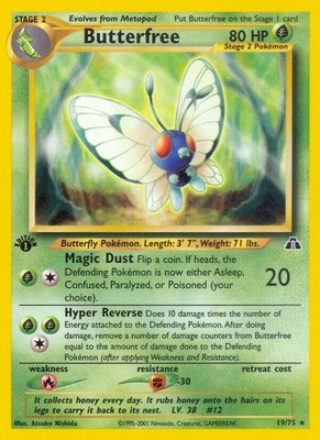 Butterfree, Neo Discovery