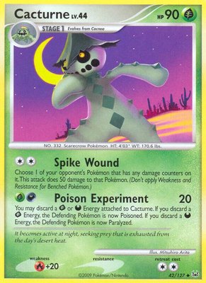Cacturne, Platinum
