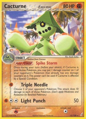 Cacturne (Delta Species), EX Crystal Guardians