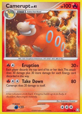 Camerupt, Legends Awakened
