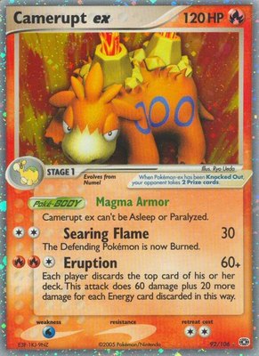 Camerupt ex, EX Emerald