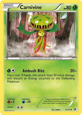 Carnivine, Legendary Treasures