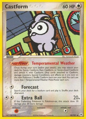 Castform, EX Hidden Legends