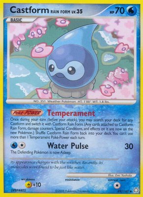 Castform Rain Form, Legends Awakened