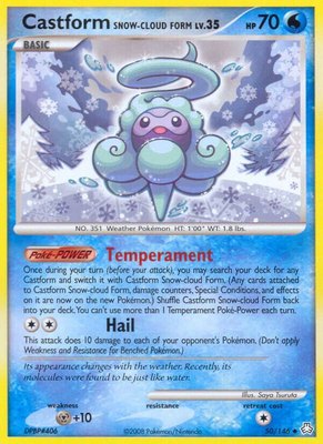 Castform Snow-Cloud Form, Legends Awakened