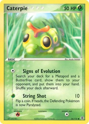 Caterpie, EX FireRed & LeafGreen
