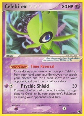 Celebi ex (Non-Holo), POP Series 2